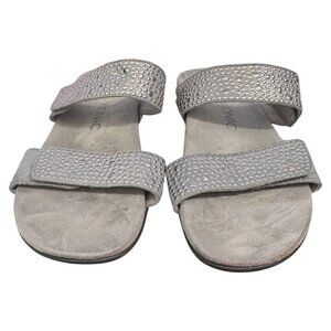 Vionic Womens Rest Samoa Slide‎ Sandals Black Leather Slip Ons Size US 6